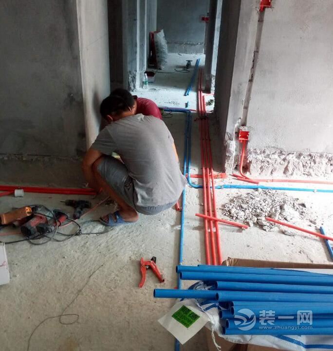 广州装修业主张先生水电安装过程：施工全程记录