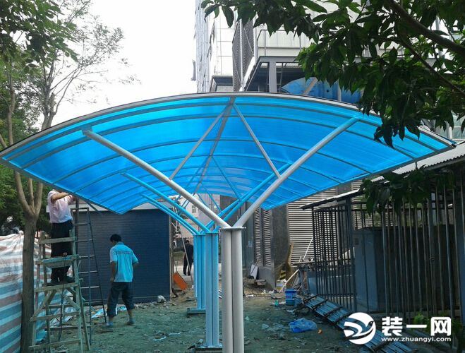 阳光板雨棚安装方法步骤是什么?阳光雨棚装修效果图!