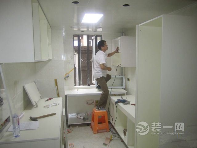 广州三房126平橱柜安装