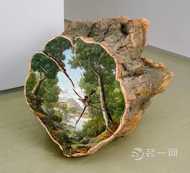 枯树干造型树制作图片