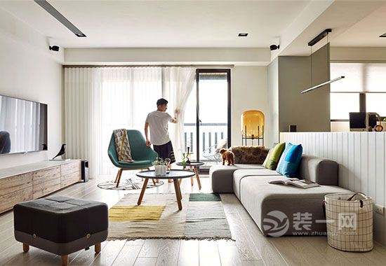 广州装修公司现代简约台湾公寓设计效果图