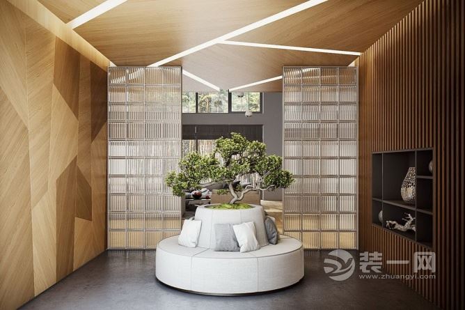 广州装修公司分享案例 原木+裸墙混泥土装修设计还能美成这样！