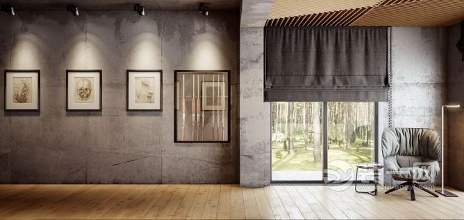 广州装修公司分享案例 原木+裸墙混泥土装修设计还能美成这样！