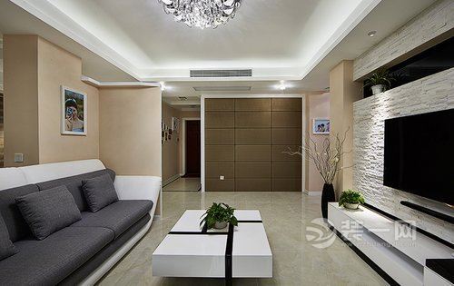 广州装饰公司分享广州天工大厦106平米现代简约风格装修效果图
