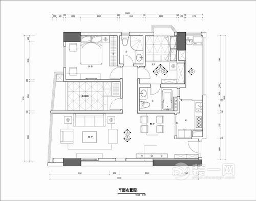 中式风格装修效果图 广州装修公司荐天誉花园装修案例